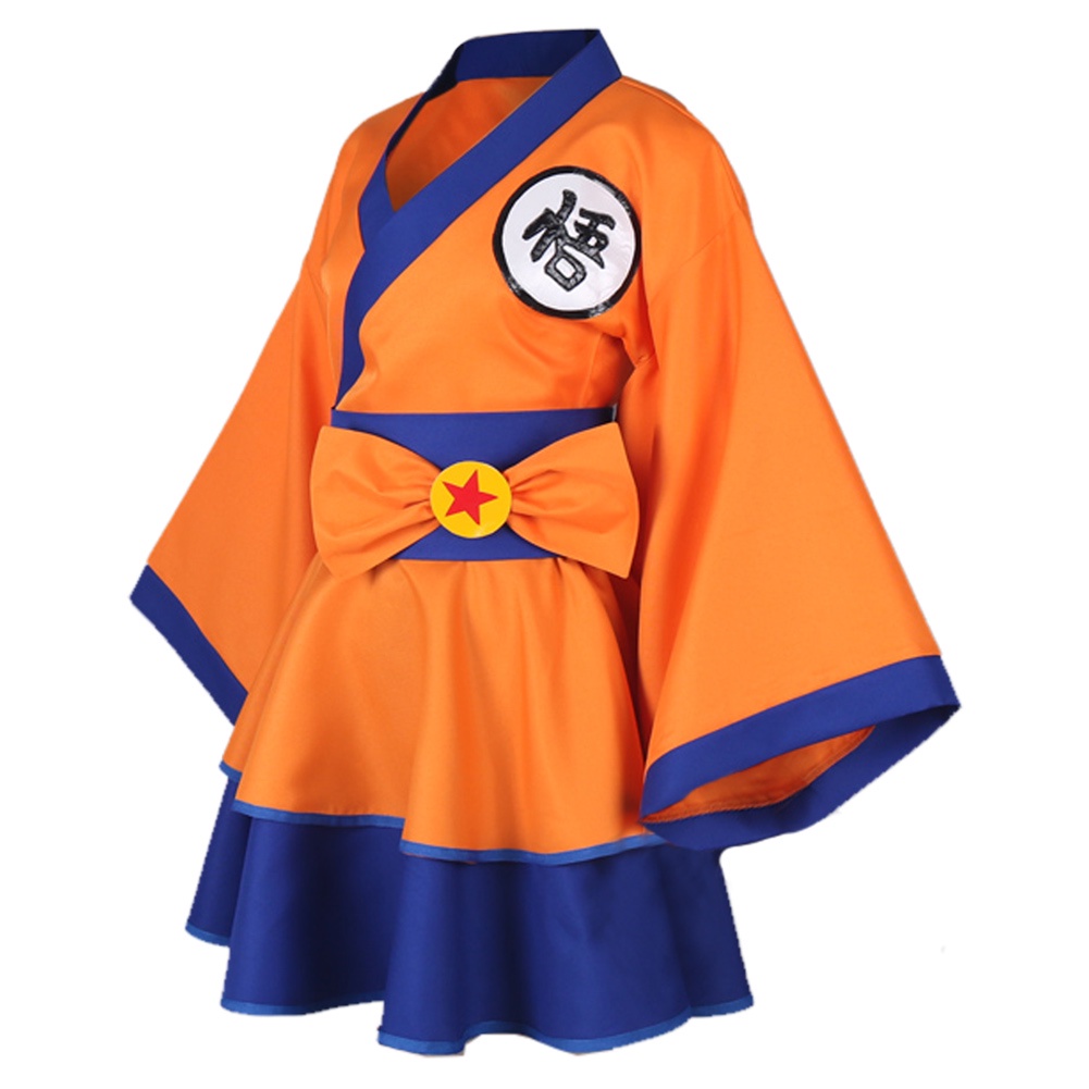 Disfraz De Cosplay Lolita Kimono Para Mujer Dragon Ball Z Son Goku Anime  Rendimiento Ropa De Fiesta Vestido De Lujo Para Niñas Adultas | Shopee  México