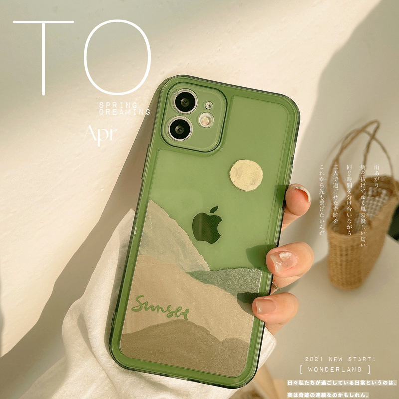 Iooik Creative Retro Case 11 For 12pro Max Green X Apple All Inclusive Iphone 12 Protective Case Xr 8 Shopee Mexico