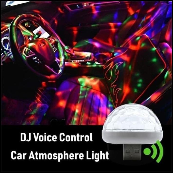 Coche luces Disco Sensor de música/coche Disco luz Rgb Led Disco cabina