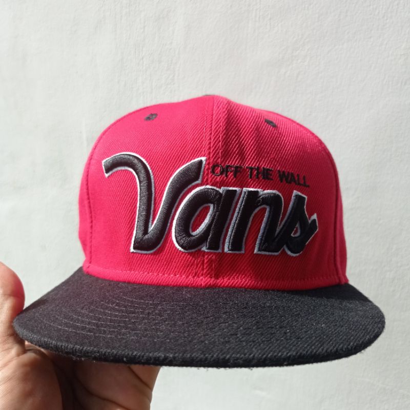 vans snapback hombre rosas