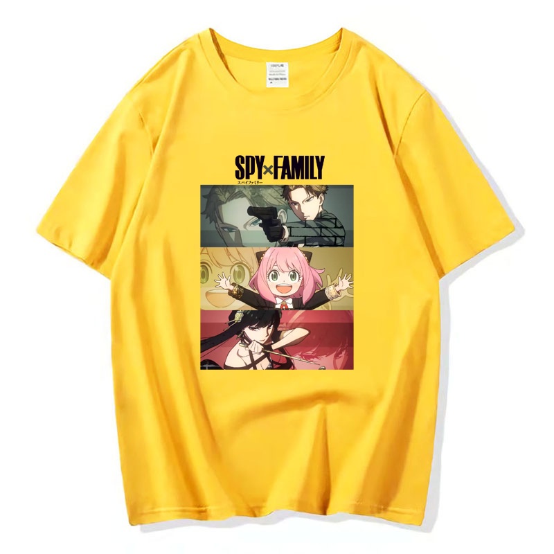 Camisetas Holgadas De Manga Corta De Verano Camiseta De Cosplay De Anime Kawaii NMNMNM Camiseta Spy X Family para Mujer 