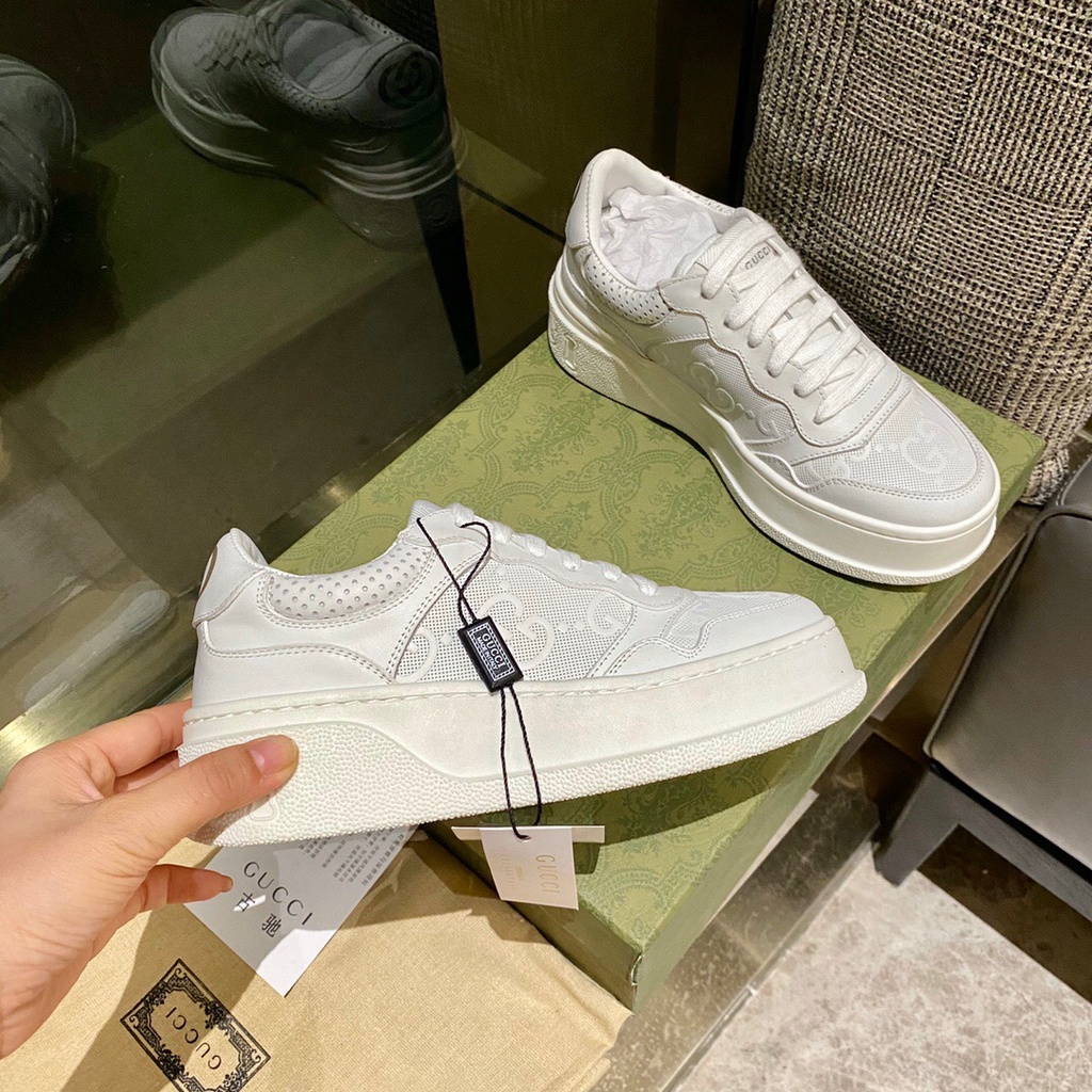 Gucci Modelos Doble Blanco Zapatos Plataforma Viejos Shopee México