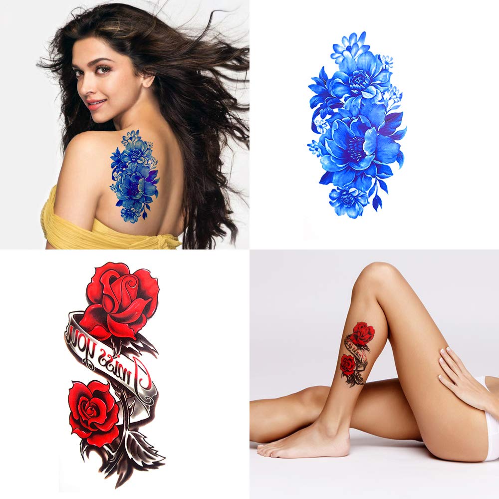 Colorido Rosa Lirio Pony Flor Tatuajes Temporales Pegatinas Para Las  Mujeres Reaslitic Impermeable Falso Tatuaje Cuerpo Arte Brazo Pierna |  Shopee México