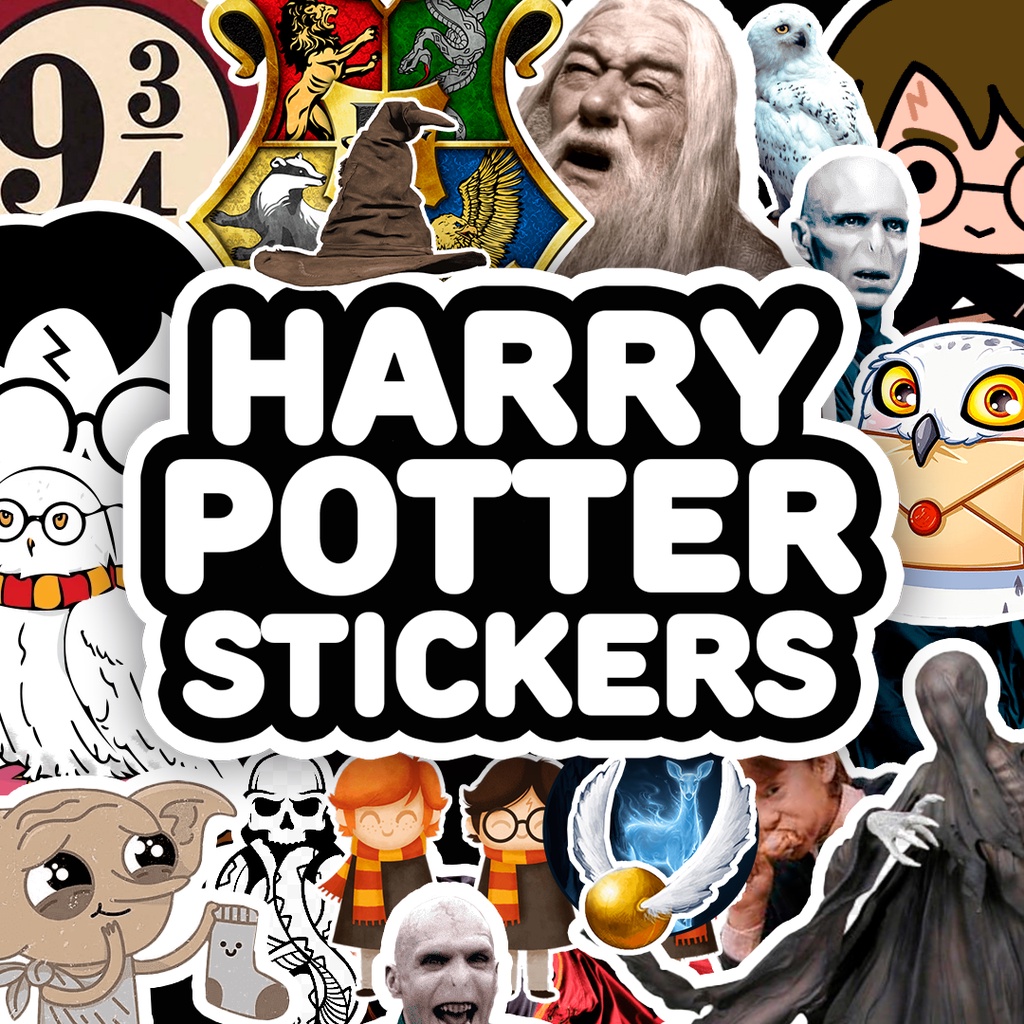 Harry Potter 20 Stickers Adhesivos Para Decorar Superficies Shopee México