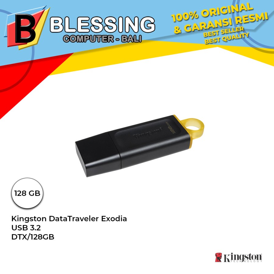 Kingston memoria Flash USB 3.2GB Exodia DTX/128GB de 128 gb