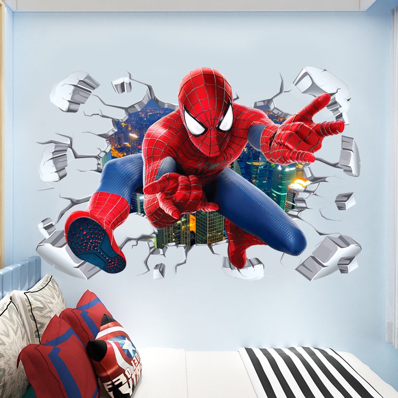 Espuma de dibujos animados 3D Decoración de Pared Spiderman Aprox 26cm X  17cm 10
