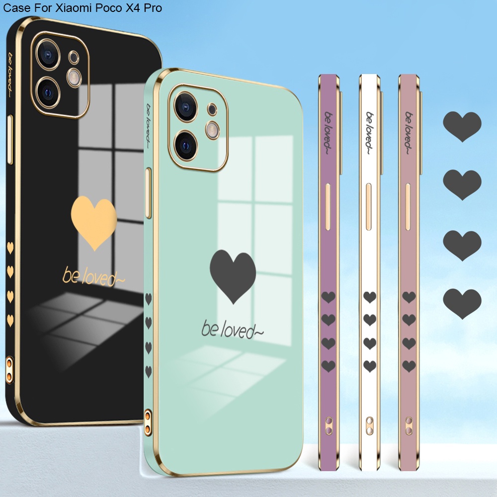 Xiaomi Poco X4 F4 Gt Pro 5g Funda Celular Suave Para Estuche Lover Heart Shopee México 0744