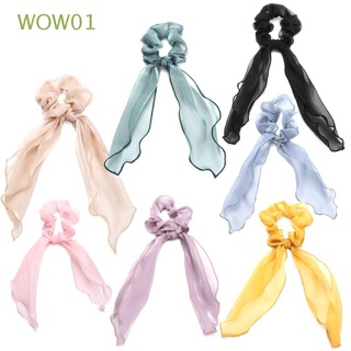 Wow01 Adorable Scrunchies De Terciopelo Color Caramelo Lazo De Pelo Suave Bandas Elasticas Para El Cabello Accesorios Para El Cabello Decorativo Moda Mujeres Ninas Sostenedores De Cola De Caballo De Felpa