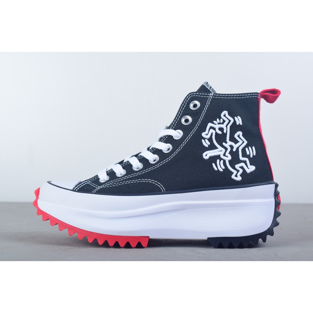periodista Duquesa emocional Zapatos de tacón alto de lona de marca Co-artista de plataforma de Star  Hike de Converse X Jake Hatding | Shopee México