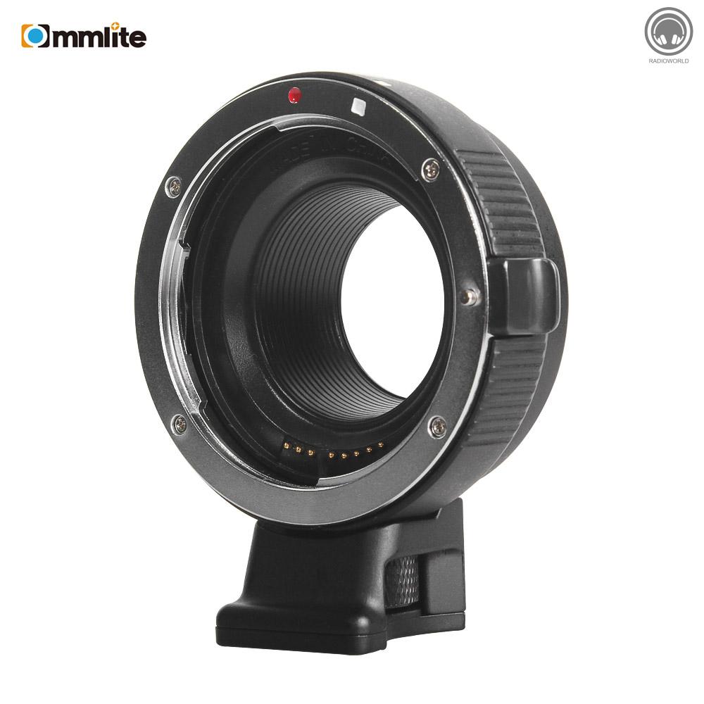 R Commlite Cm Ef Eosm Lens Mount Adapter Electronic Af Mount Adapter With Is Function For Canon Ef Ef S Lens To Fit For Canon Eos M1 M2 M3 M5 M6 M10 Camera Body Shopee