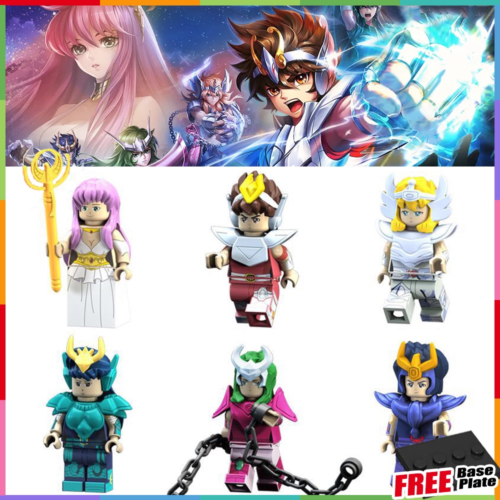Minifiguras Saint Seiya Athena Andromeda Shun Bronce Shiryu Hyoga Anime  Dibujos Animados Mini Figuras PG8128 Toys Gifts | Shopee México