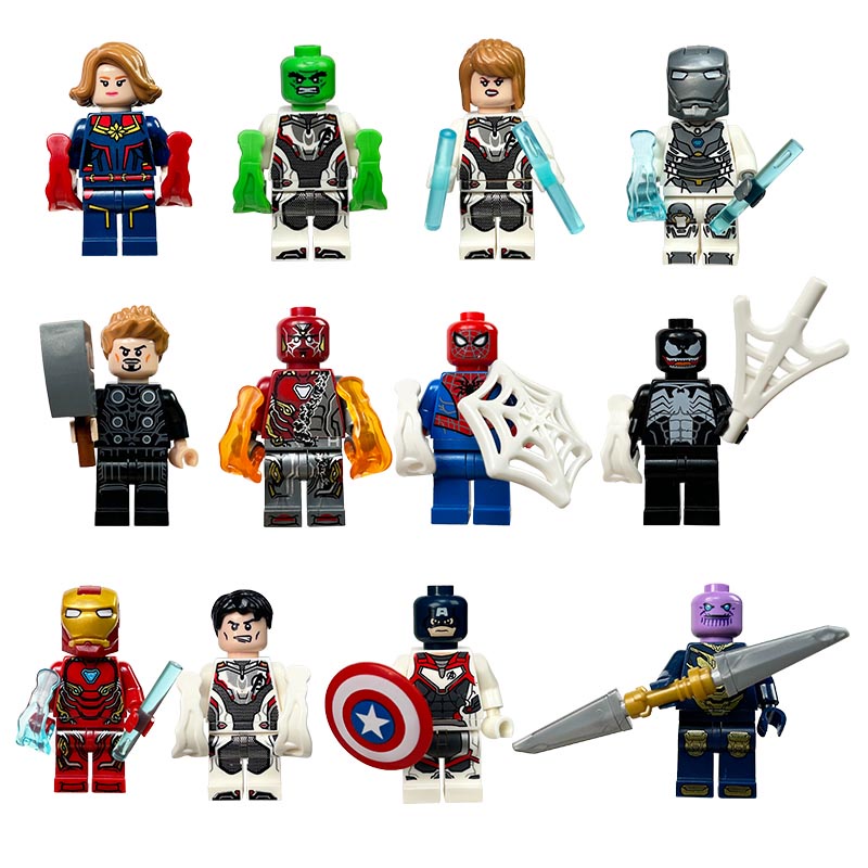 300 Piezas Minifiguras Bloques De Construcción Figuras Lego Compatible Ladrillos Acción Blog Set Juguetes Regalo Niños Nuevo