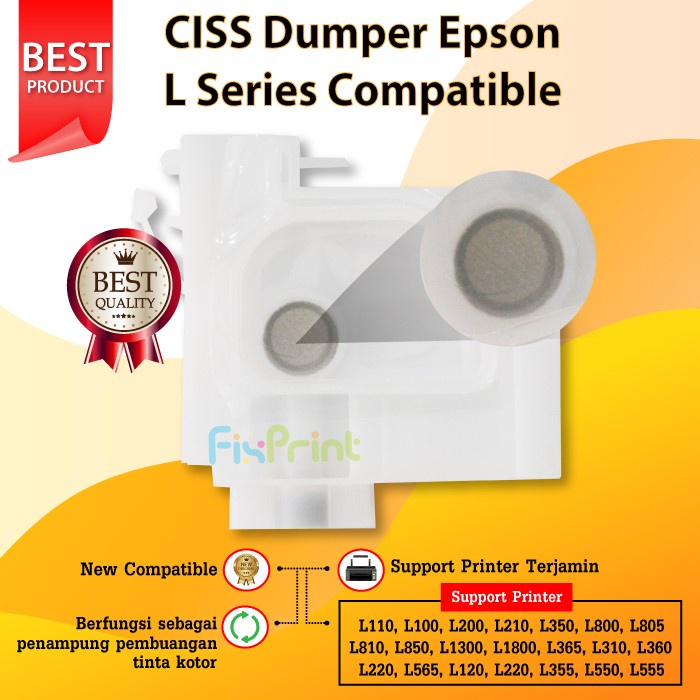 Epson L110 L120 impresora Ciss L210 L220 L300 310 Sae cartucho de tinta Dumper