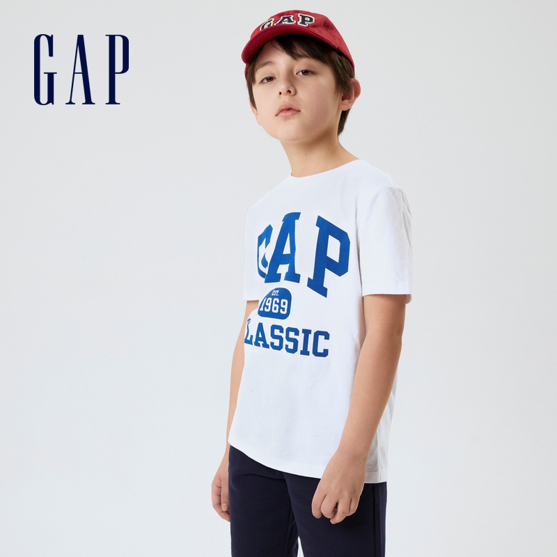 Gap Niños Y Niñas Algodón Camiseta De Manga Corta Nueva Ropa Tendencia Deportiva Para Padres Hijos | Shopee