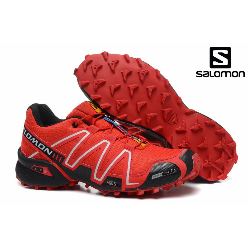 Nuevo Salomon/speedcross 1 Al Aire Libre Profesional Senderismo Zapatos Deporte Hombres Rojo 40-46 | Shopee México