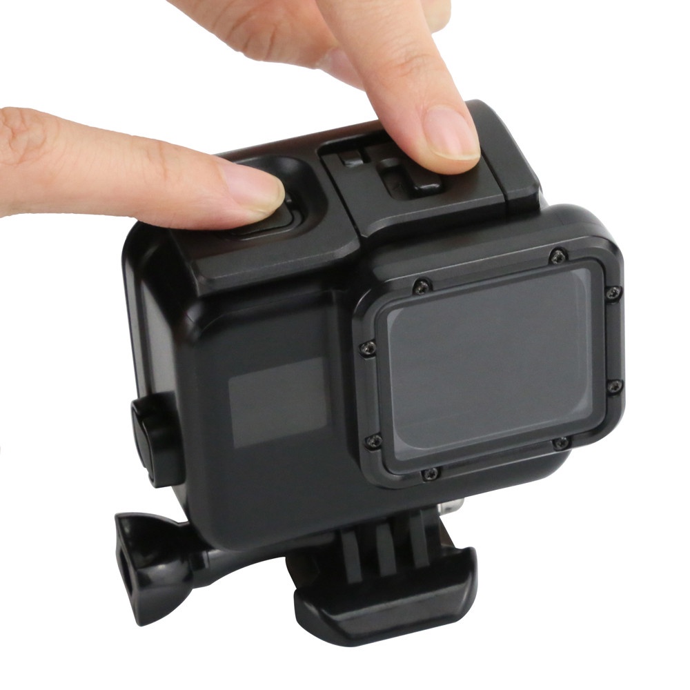 Valores protectores jaula Vlog case zapata flash para GoPro Hero 5/6/7 Black adaptador de cámara 