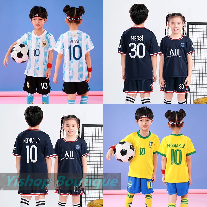 Regalo De Fútbol para Niños Camiseta De Manga Larga para Niños Equipo De Entrenamiento De Fútbol para Niños con Coderas Kit De Pantalones De Camisa De Portero para Hombres 