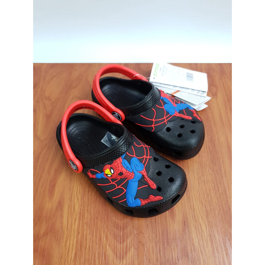 Sandalias para niños Crocs Fun Lab Spiderman sandalias de goma impermeables para niños | Shopee México