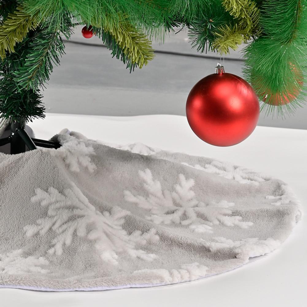 Buty Falda del árbol de Navidad 30 Inch Snowy White Faux Fur Cubierta de Base Arbol Navidad para Navidad Fiesta de año Vacaciones Decoración de Interior al Aire Libre 