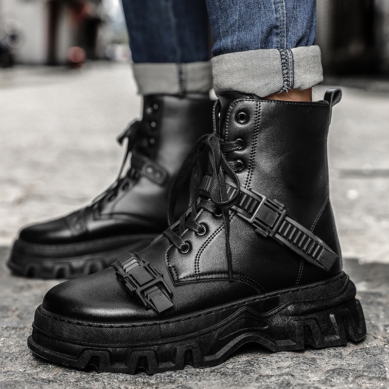 Botas De Moda Para Hombre , Senderismo Moto punk , Resistente Al Antideslizante | Shopee México