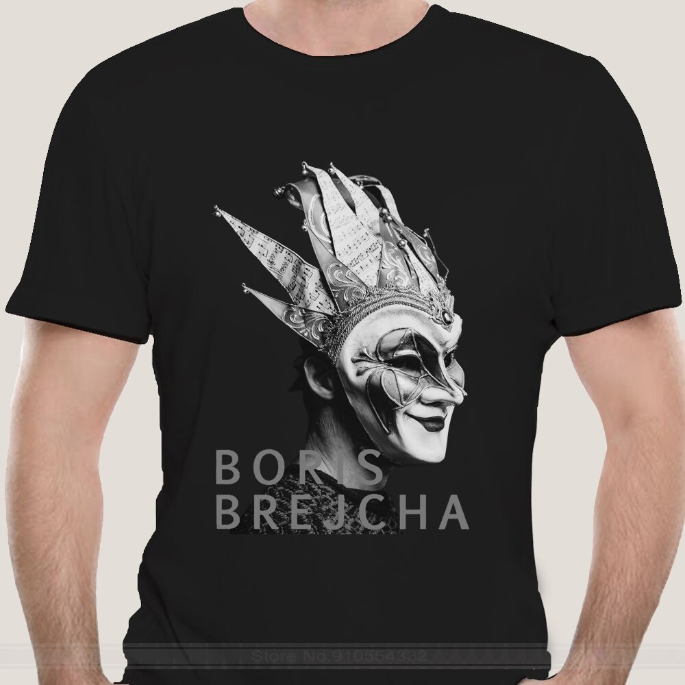 Boris Brejcha Máscara T-shirt Hombres Manga Corta Algodón Moda Camiseta Tops Ropa