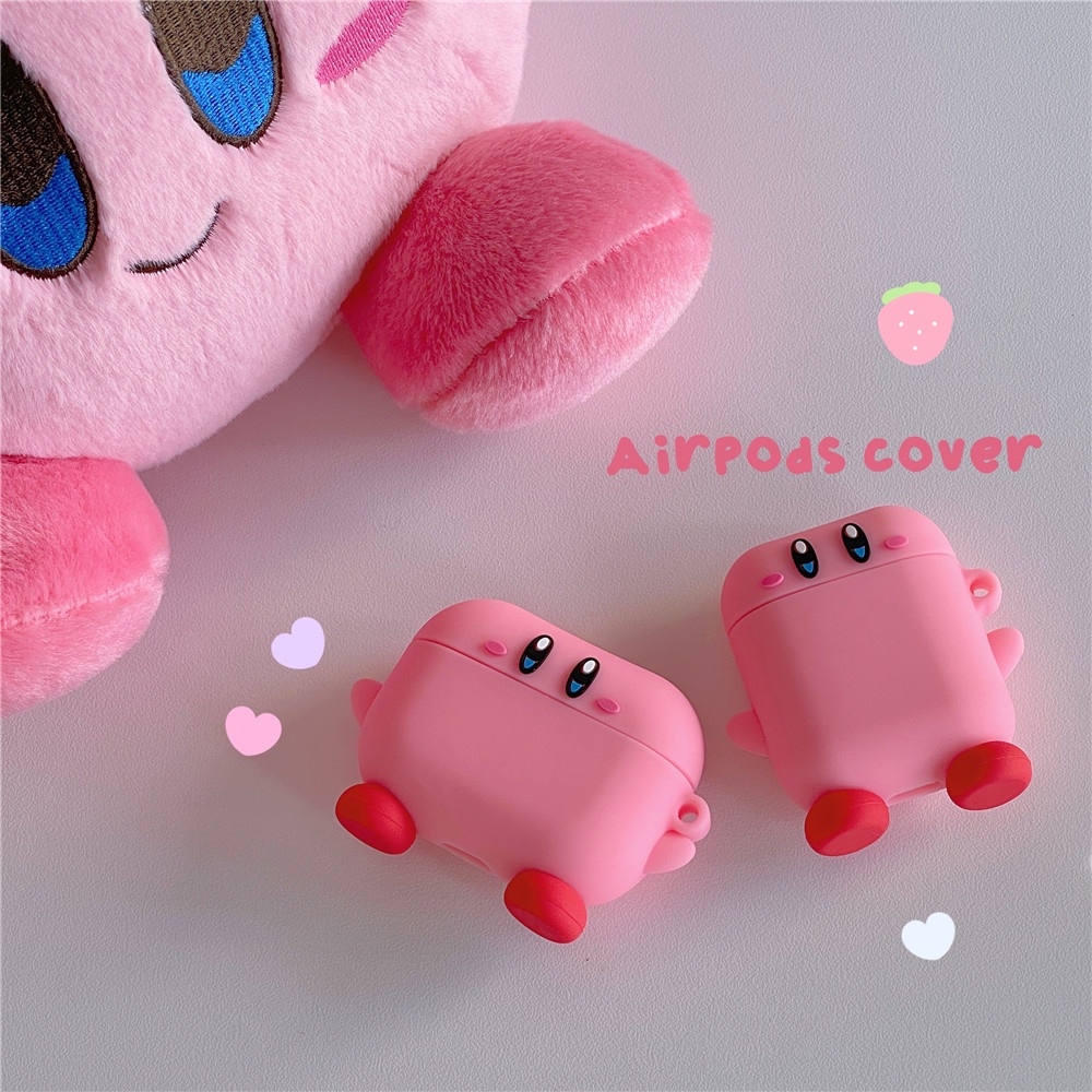 Funda De Silicona 3D De Dibujos Animados Kirby Para AirPods 1 2 3 Pro 2nd  3a Generación Cubierta A Prueba De Golpes Auricular Suave TPU Tap De Oído  Carcasa Impermeable | Shopee México