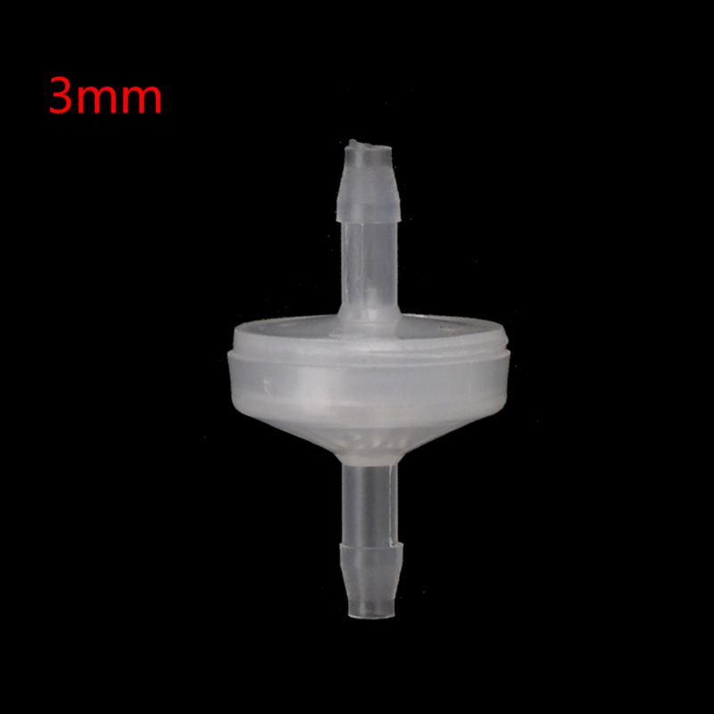 4mm o 8mm Plástico Blanco la válvula de retención una forma Válvula De No Retorno Aire Agua Acuario 
