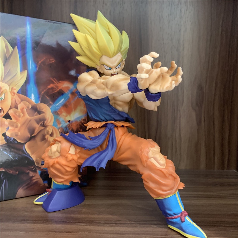 Nuevo PVC Anime Dragon Ball Z Son Goku Batalla Dañado Figura Modelo  Colección Juguetes 15cm Super Saiyan Kakarotto Estatua Figma Regalo |  Shopee México