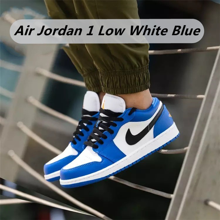 Tenis original 100 % 41 Colores Nike Air Jordan 1 Bajo Blanco Azul