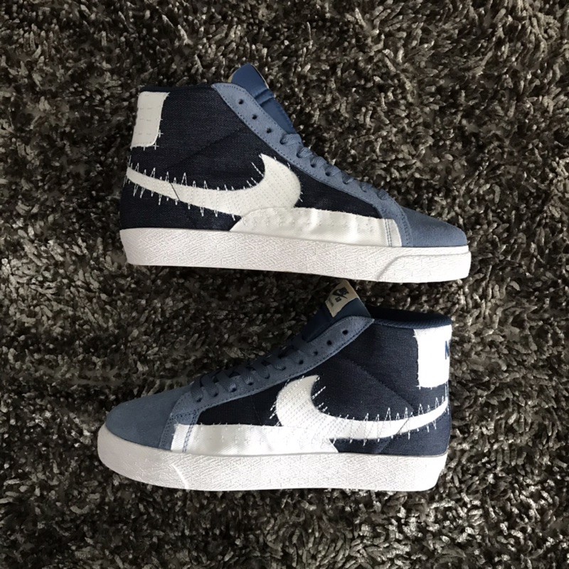 nike blazer mid 77 sashiko navy