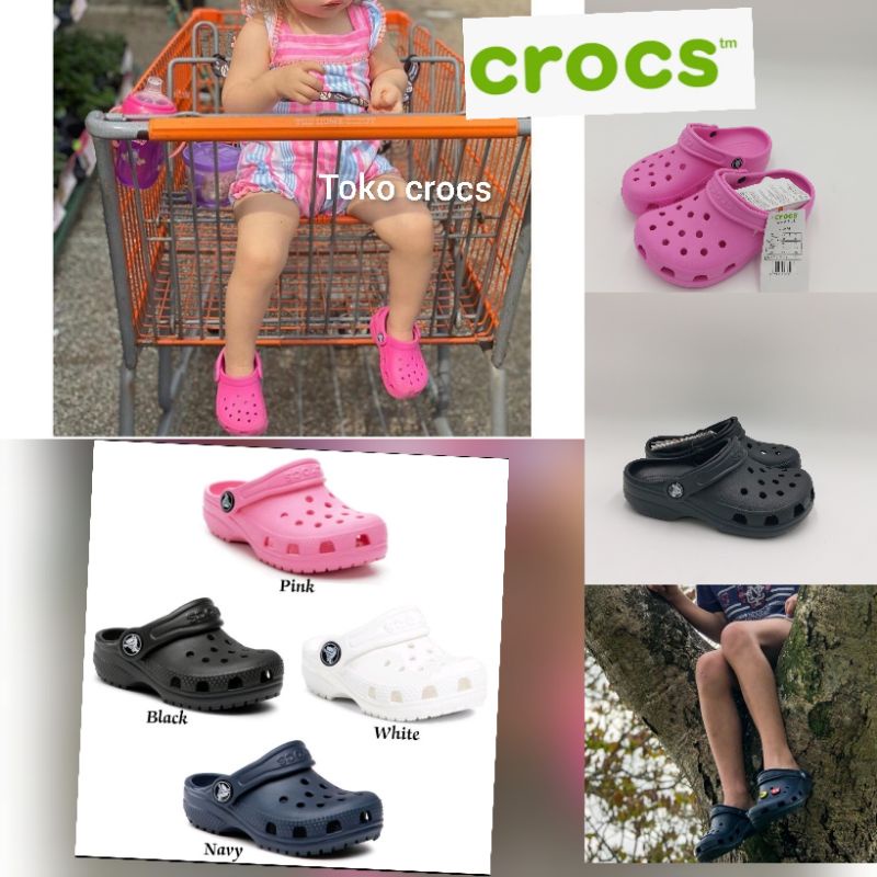 Crocs classic kids/Crocs kids sandalias/Crocs classic clog kids unisex |  Shopee México