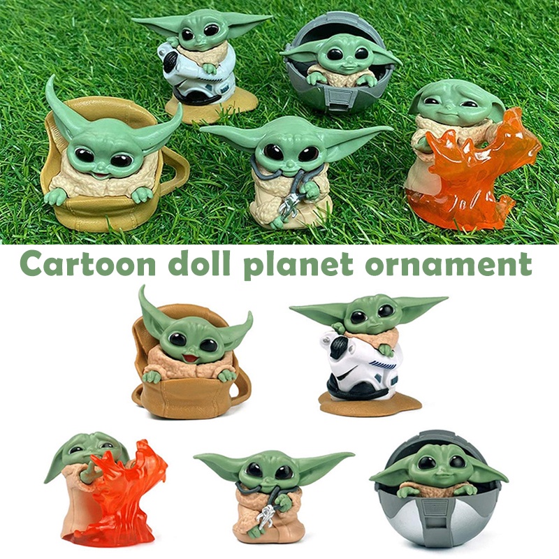 5 Pack Cute Baby Yoda Doll Mini Baby Yoda Figuras Baby Yoda Figurine Decorations For Kid And Adult Shopee Mexico