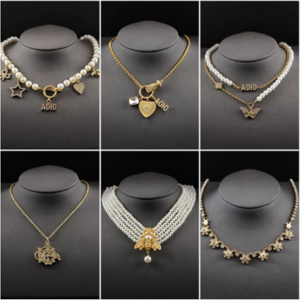 2022 Chanel Nuevo Collar De Perlas Originales Para Mujer Joyería Vintage  Con Caja De Regalo De Embalaje