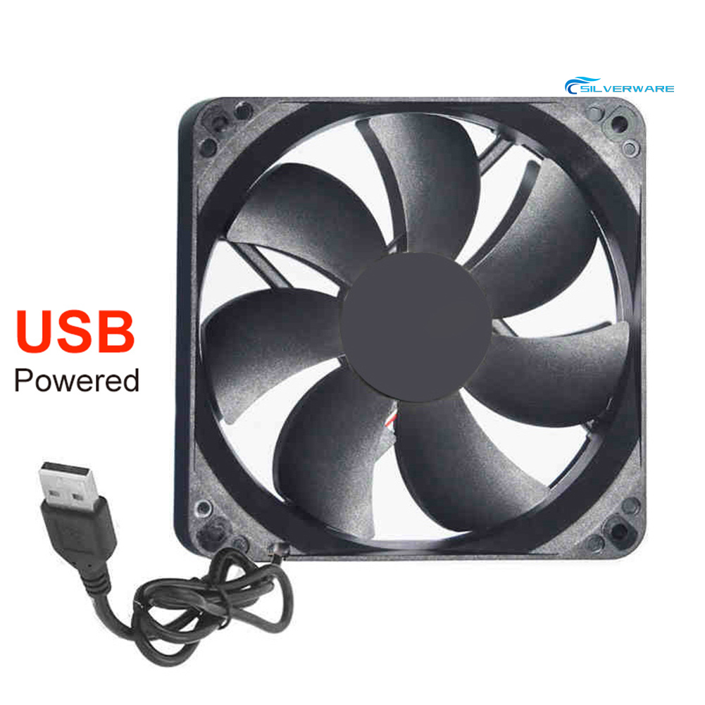 Silverware 12cm 1200rpm 5v Usb Cooling Fan Cooler For Pc