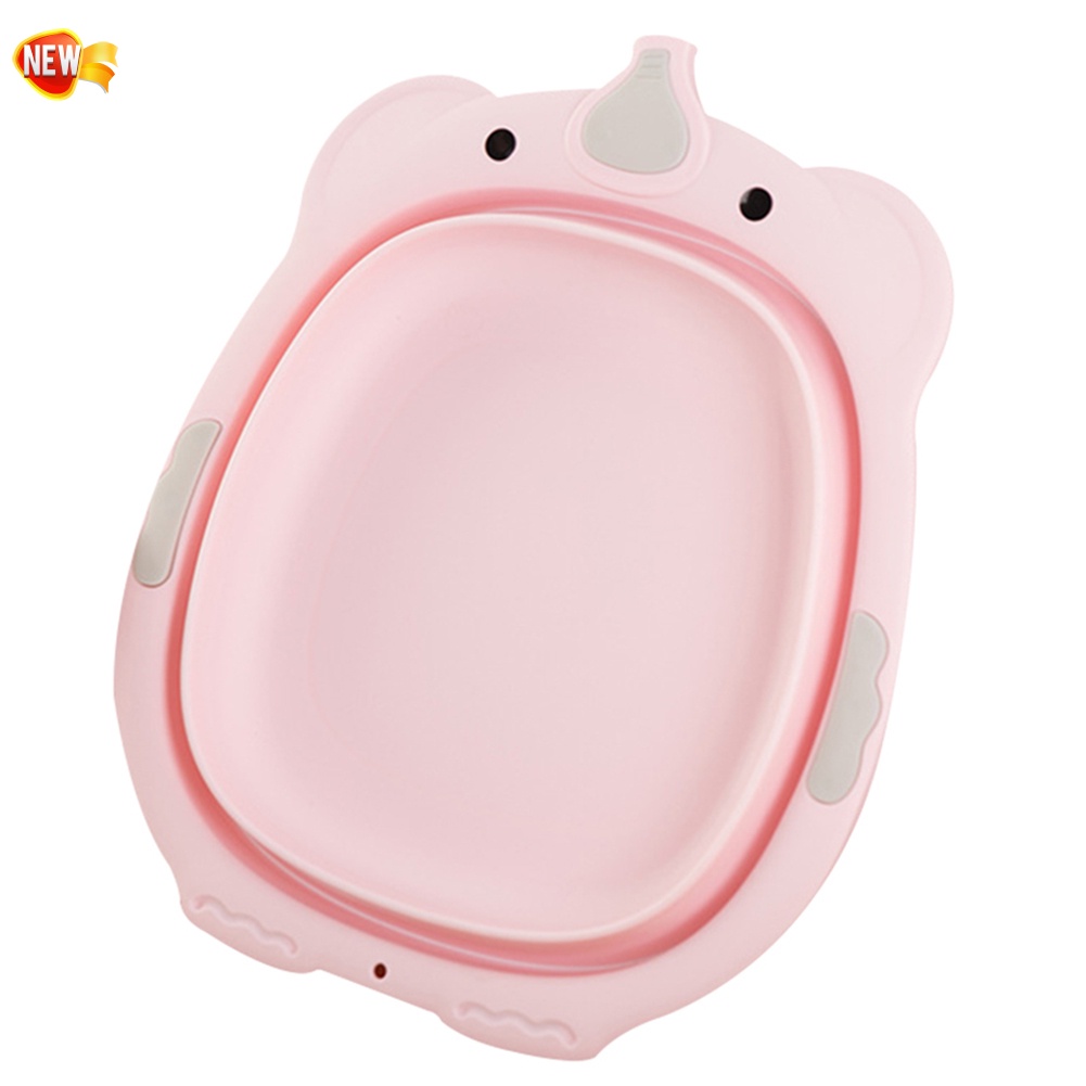 Lindo De Dibujos Animados Bebe Plegable Lavabo Bebe Lavado Banera Portatil Lavabo Shopee Mexico