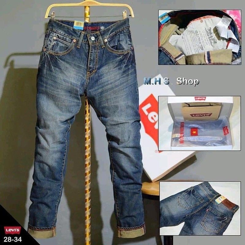 Levis 501 pantalones LEVIS para hombre || Jeans LEVIS para hombre || Pantalones  de hombre pagar en el acto | Shopee México