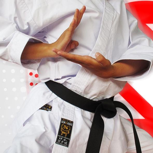 Karate traje para muñecas talla 30-33 planscherle badepuppe Bambina Gi judo Aikido 