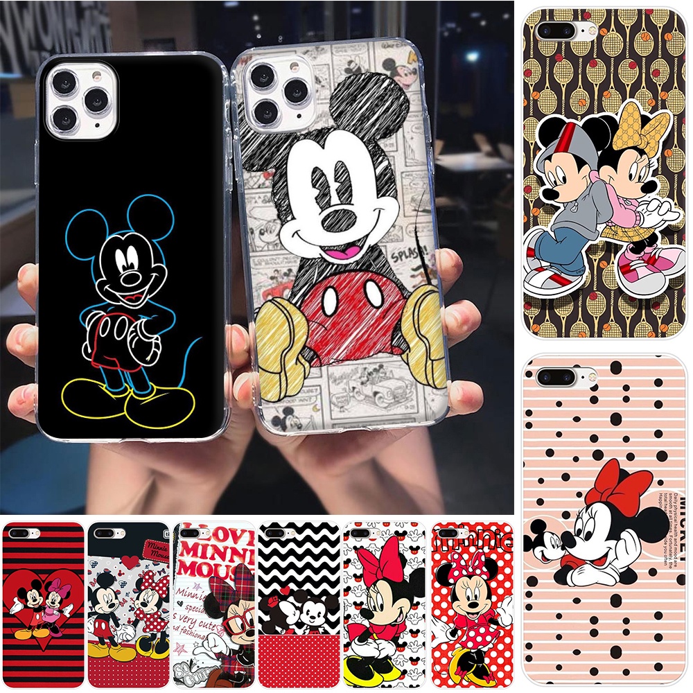Funda Cuero de PU Mickey Mouse Carcasas PARA iPhone 11 PRO XS MAX XR 8 7 6 Plus 