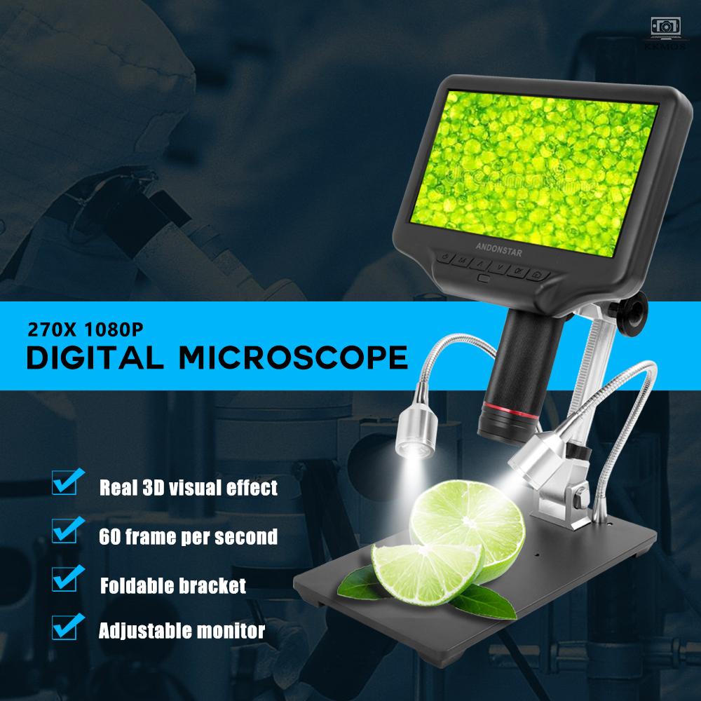 7 Pulgadas, 270x Microscopio Digital 3d Andonstar Ad407 
