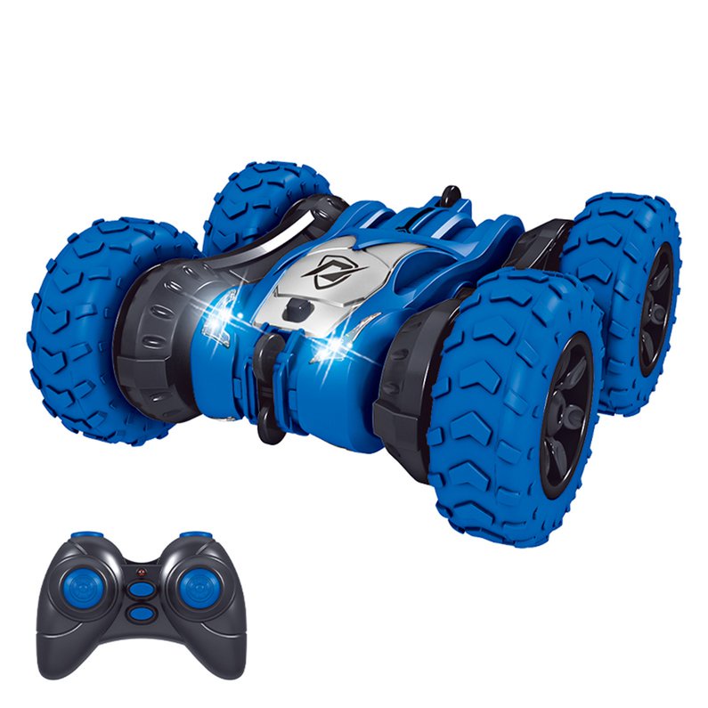 Función de control remoto Stunt Car lateral doble YT6615 clara que se desplaza giratoria 