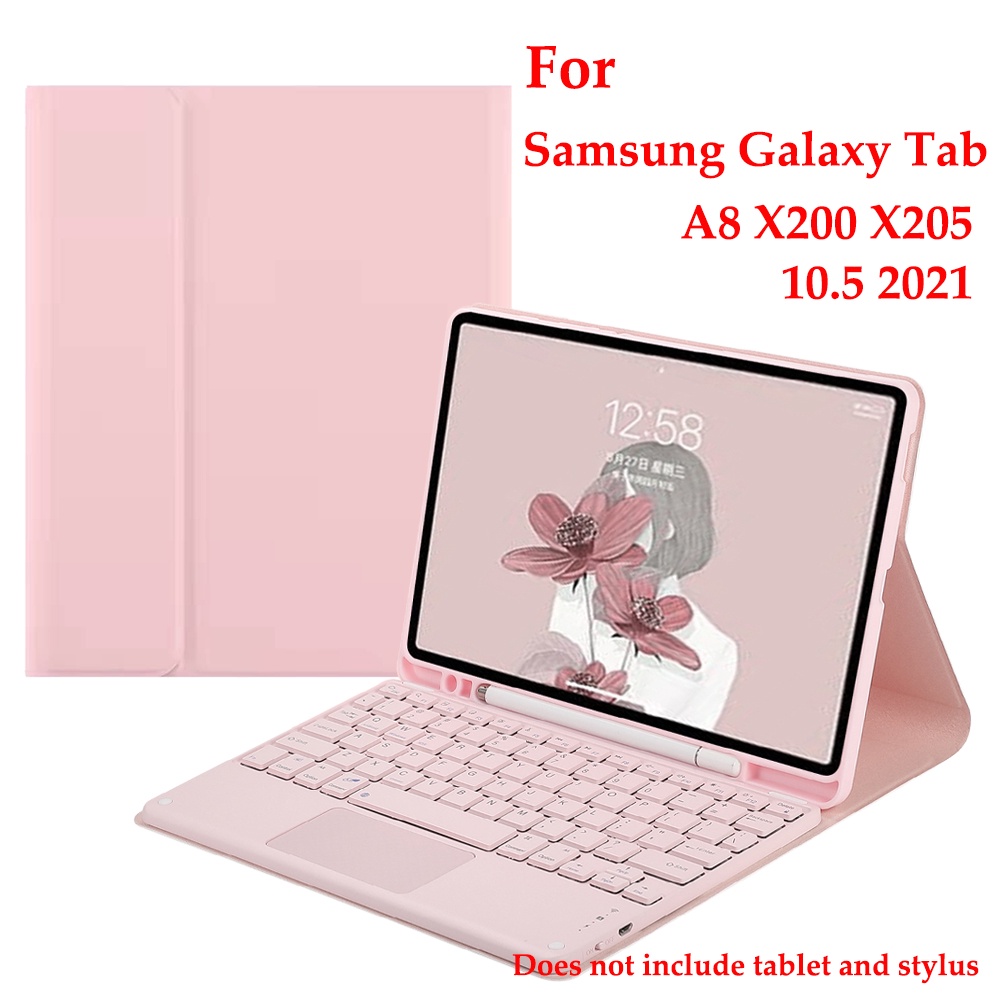 Tablet PC Con Teclado Bluetooth Para Samsung Galaxy A8 10.5 2021 tab S6 Lite 10.4 S7 11 2020 A7 10.4 2020