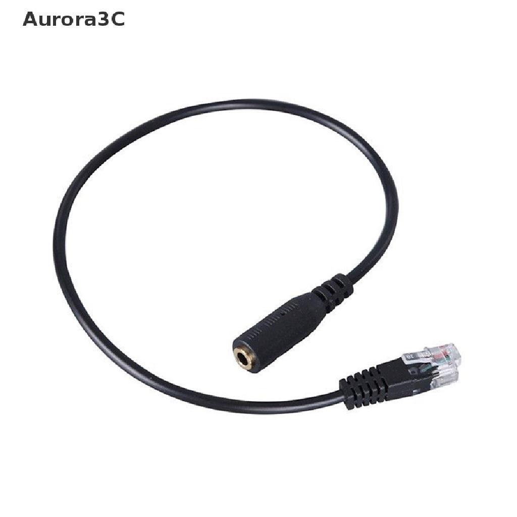 Auricular Buddy 3.5mm teléfono inteligente Teléfono Auricular Para RJ9 Cable Adaptador útil Jac Lu 
