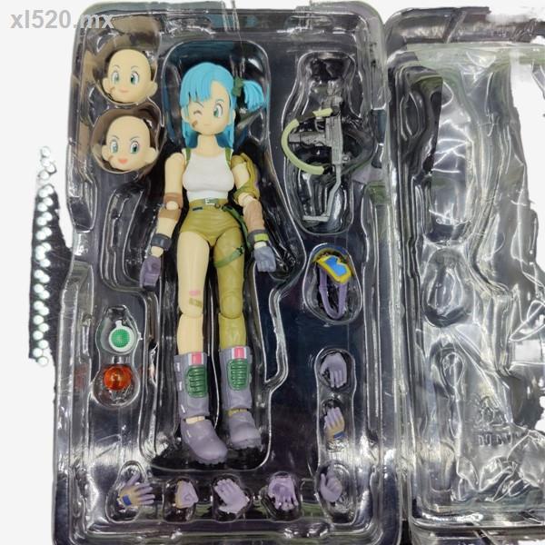 Envío Gratis anime WD Dragon Ball shf girl Bulma movable doll boxed figure Decoración