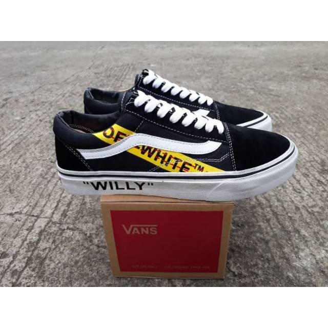Vans old skool x off white willy sales