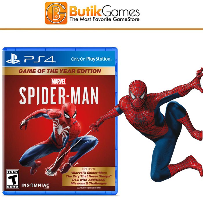 Marvel Spider-Man PS4 Spirder Man PS4 SpiderMan PS4 GOTY juego del año  edición GamePS4 | Shopee México