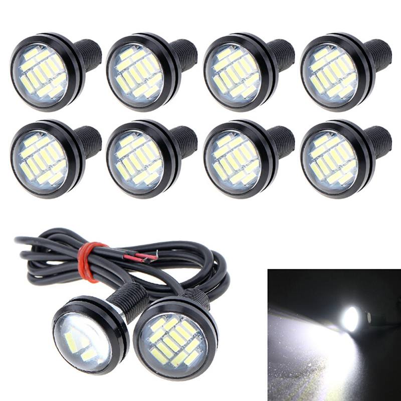 2pcs 12v 15w copia de seguridad durante el día de ejecución de luz led foco  de ojo de águila lámpara de coche | Shopee México