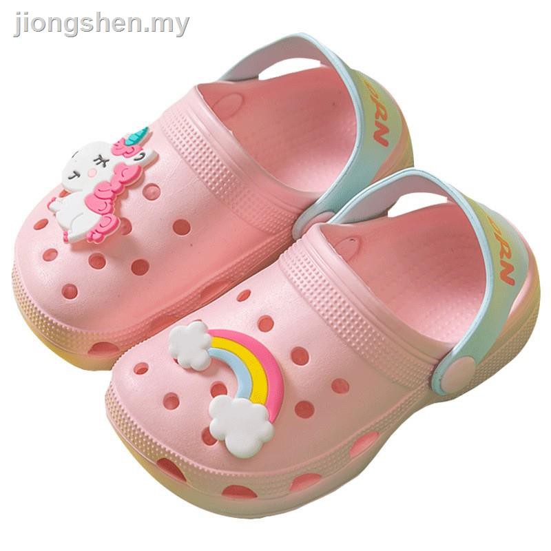 Crocs Unicornio Bebé Niño Niña Verano Zapatillas Niños Sandalias Dibujos  Animados Beah sandles 2 Estilo Desgaste | Shopee México