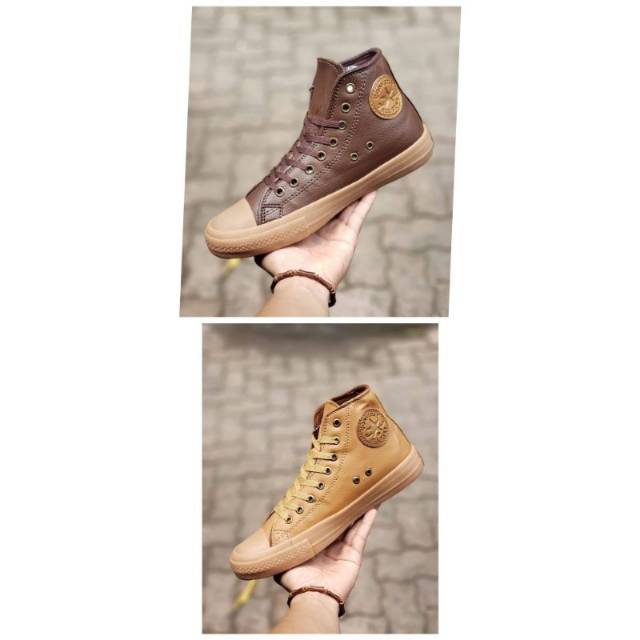 Calidad All Star zapatos cuero marrón para hombre y - By ppsb_store20 | Shopee México