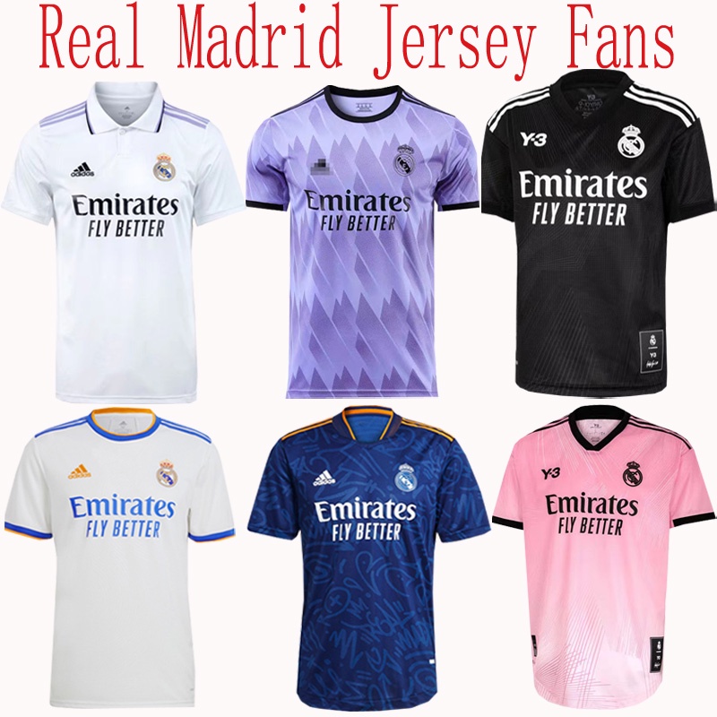 21-22 22-23 Real Madrid Ropa De Entrenamiento En Casa Y3 Edición Conjunta  Especial Jersey Fans Versión Camiseta De Fútbol Hombres Deportiva Talla  Alta Calidad S-2XL | Shopee México