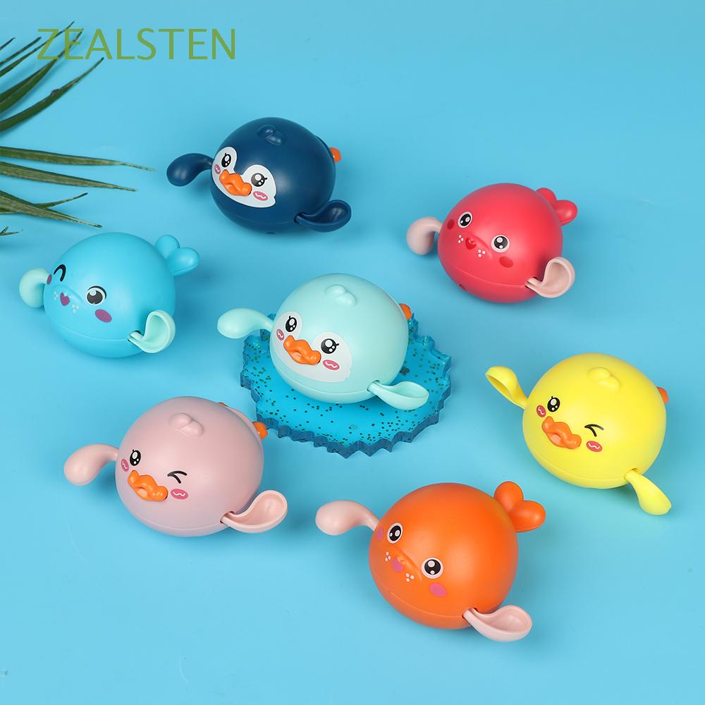 Zealsten Ninos Bebe Bano Juguetes De Dibujos Animados Reloj Juguete De Agua Lindo Pato Amarillo Pinguino Animal Leon Marino Bebe Natacion Shopee Mexico